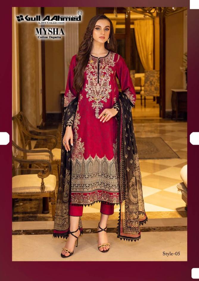Gul Aahmed Mysha 1 Casual Wear Wholesale Cotton Dress Material Collection